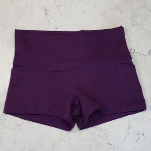 POPFLEX Deep Purple Athletic Shorts